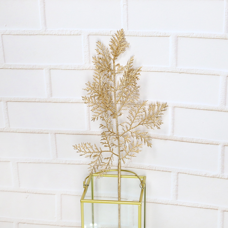 DIY ornament party supplies artificial Cypress leaf Pine branch Xmas tree decoration 3