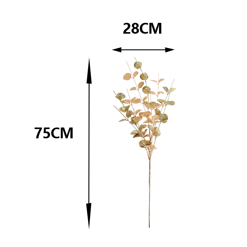 Gold Blatt Baum Weihnachten Baum Zweige DIY Hochzeit Ornament Hause Dekoration Floral Künstliche Baum Zweige Weihnachten 2