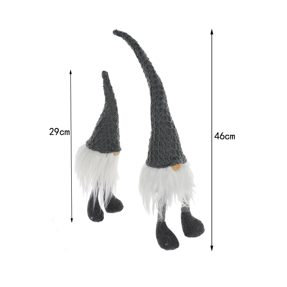 Adornos de decoración de elfos navideños Regalos para el Día de Acción de Gracias Gnomos suecos tomte 2