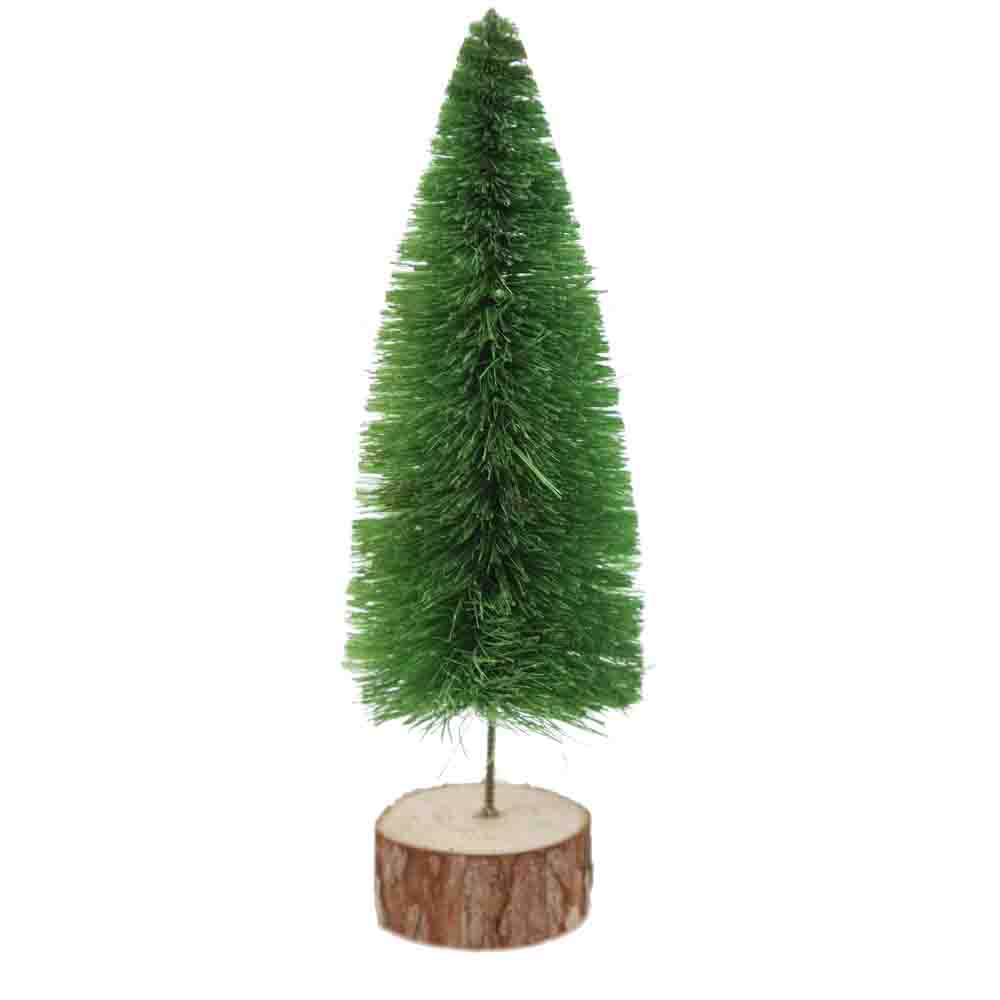 Small raffia Christmas tree home decoration Mini Christmas Pine Needles Table window Decorations Atmosphere Supplies 1
