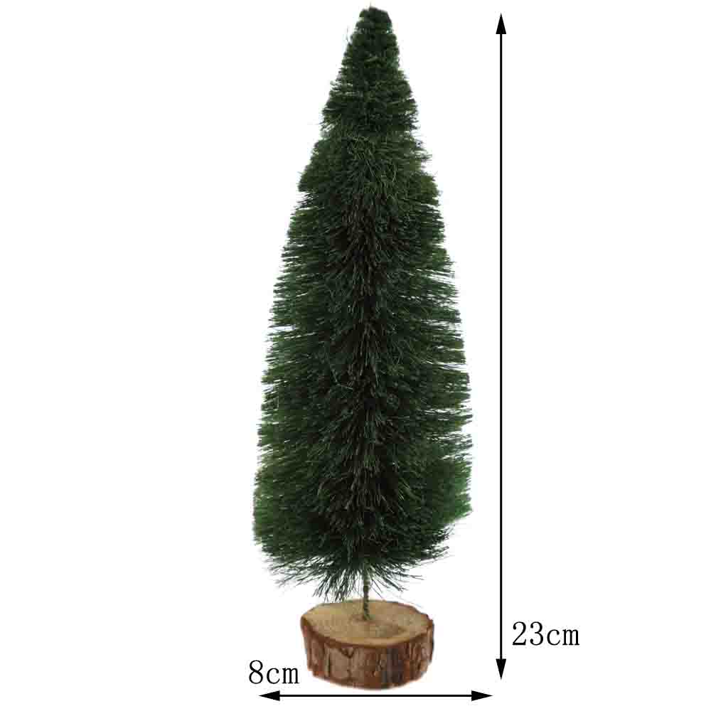 Small raffia Christmas tree home decoration Mini Christmas Pine Needles Table window Decorations Atmosphere Supplies 5