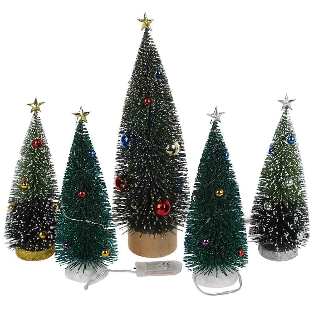 Árbol de Navidad artificial con luces LED para decoración del hogar, proveedor de pino, decoración para fiestas, regalos para niños, árbol de Navidad DIY. 1