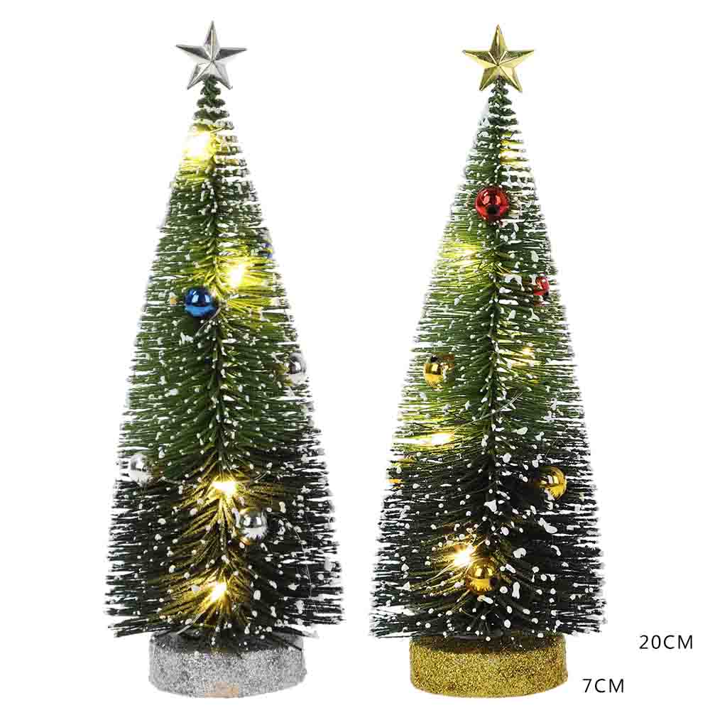 Árbol de Navidad artificial con luces LED para decoración del hogar, proveedor de pino, decoración para fiestas, regalos para niños, árbol de Navidad DIY. 4