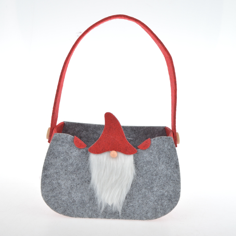 Weihnachts-Süßigkeitentüten, Weihnachtswichtel-Taschen, schöne Leckerli-Taschen, tragbarer Korb, Weihnachtsferien, Neujahr, Gastgeschenke 2