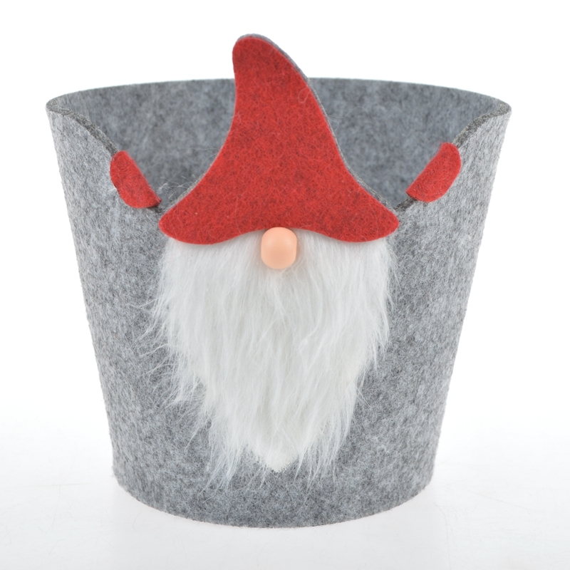 Christmas Candy Bags Santa Gnome Bags Xmas Lovely Treat Bags Portable Basket Christmas Holiday New Year Favor Supplies 1