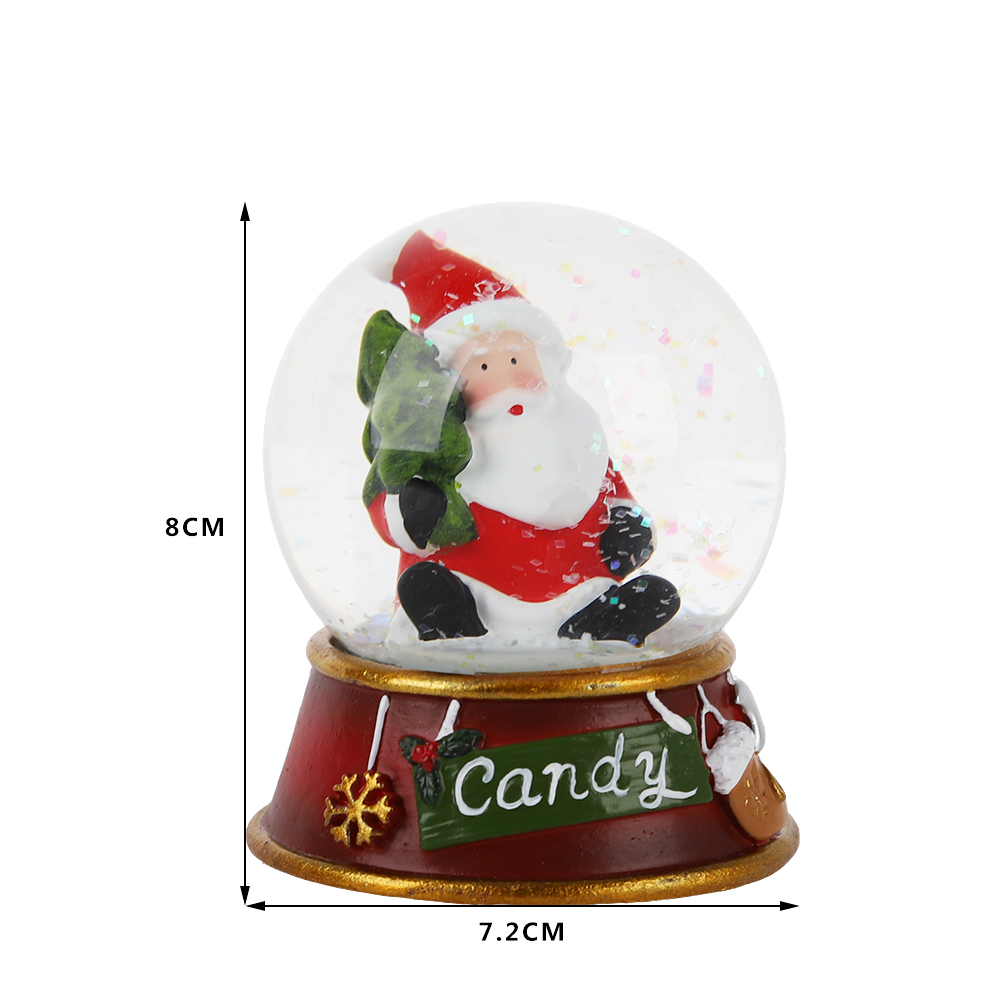 Heißer verkauf Weihnachten Schneekugel Weihnachten Wasser Ball Dekoration 3