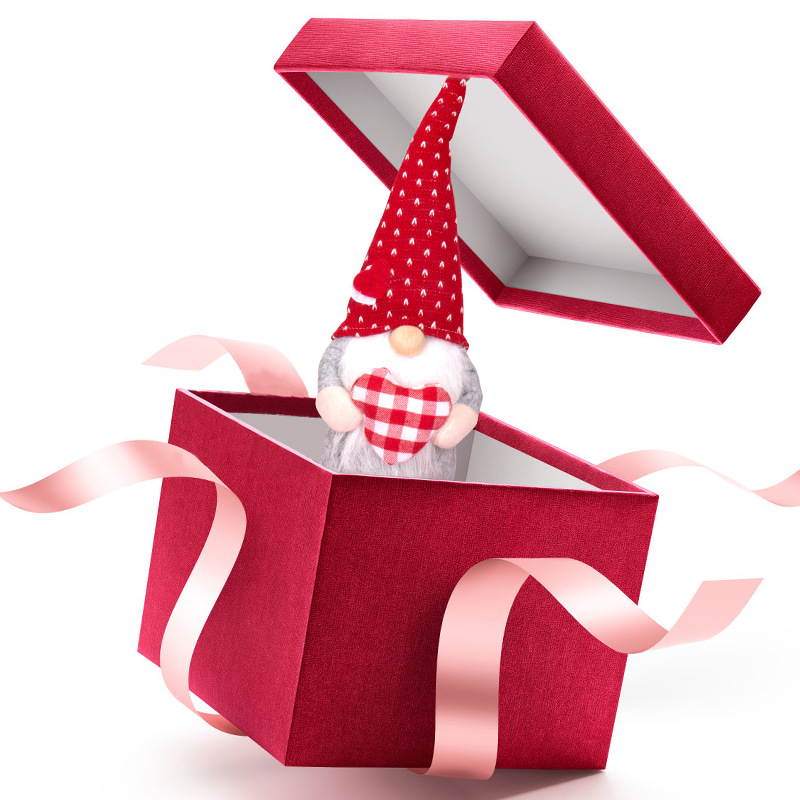Valentine's Day Gnome Mr and Mrs Scandinavian Tomte Doll Supplier Valentine Decor for Table 4
