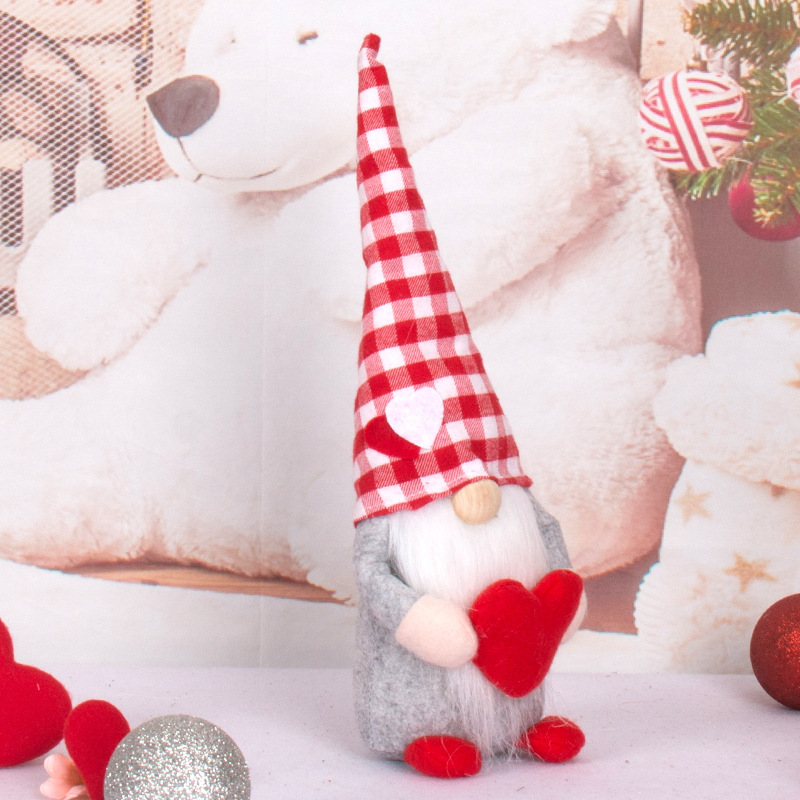 Valentine's Day Gnome Mr and Mrs Scandinavian Tomte Doll Supplier Valentine Decor for Table 5