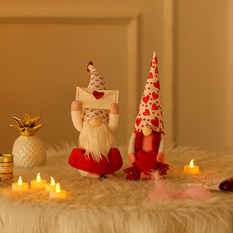 Valentines Gnomes Plush Decor for Valentines Day Decoration Home Ornaments Table Decor 1