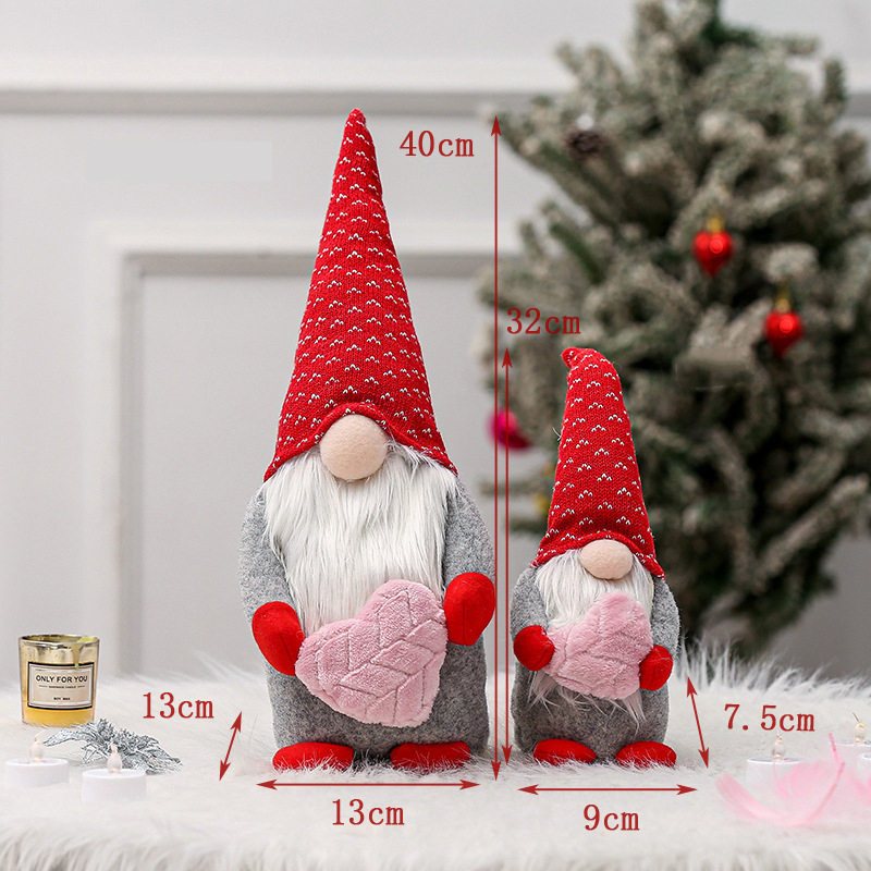Valentines Gnomes Plush Decor for Valentines Day Decoration Home Ornaments Table Decor 4
