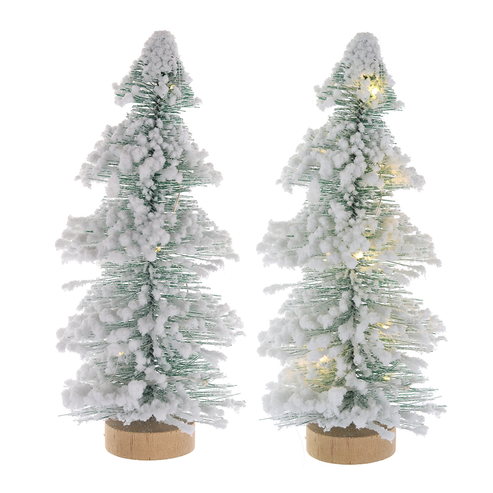 Beflockter Tisch-Mini-Weihnachtsbaum, künstlicher weißer Weihnachtsbaum, Lieferant von Weihnachtsdekorationen 2