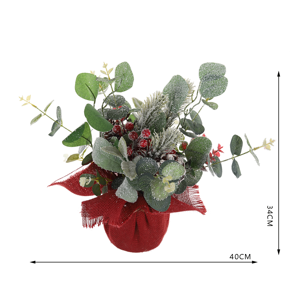 Christmas Tree with Red Berries Tabletop Tree Decorations Suppliers 2