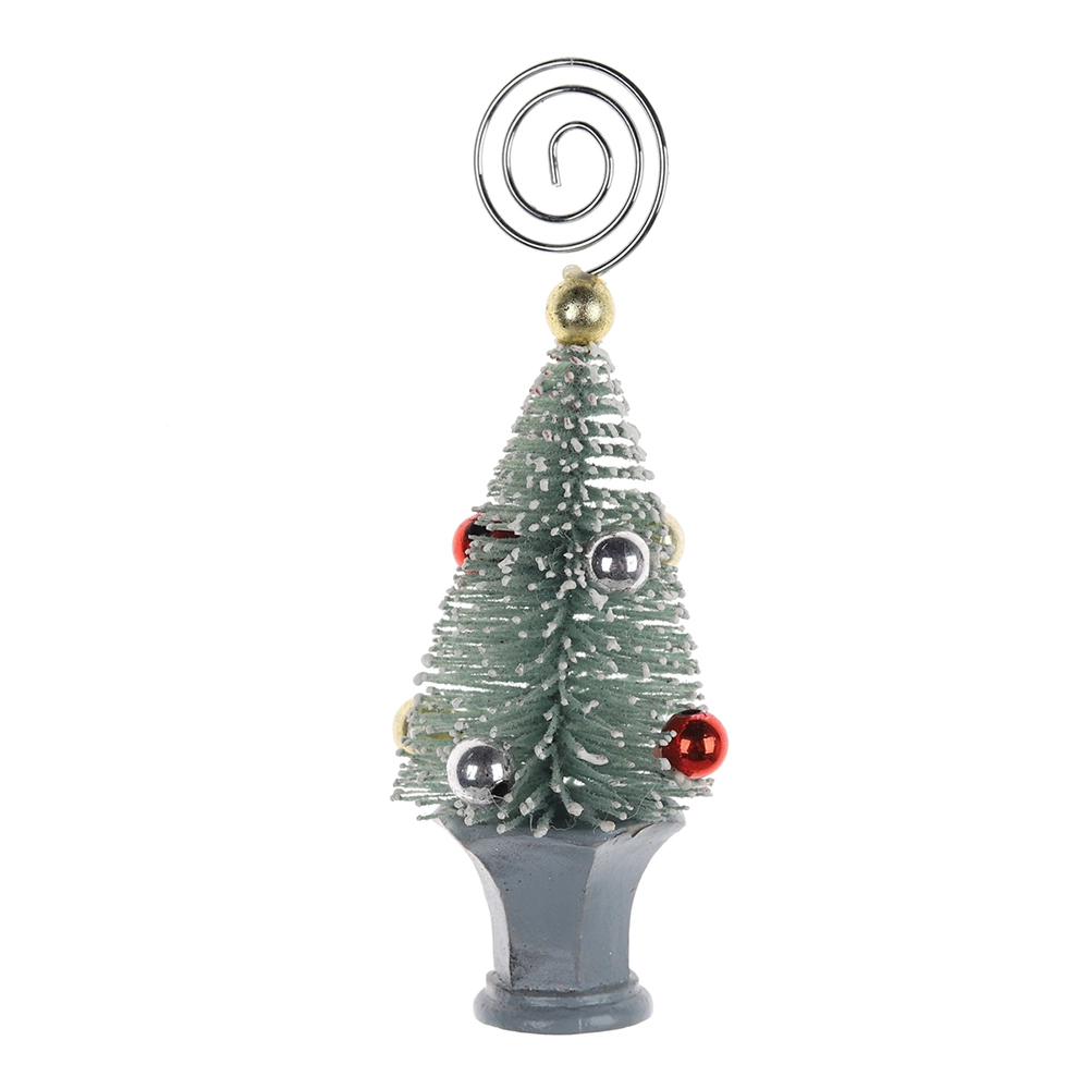 Mini árboles de Navidad con luces y cepillos para botellas 1