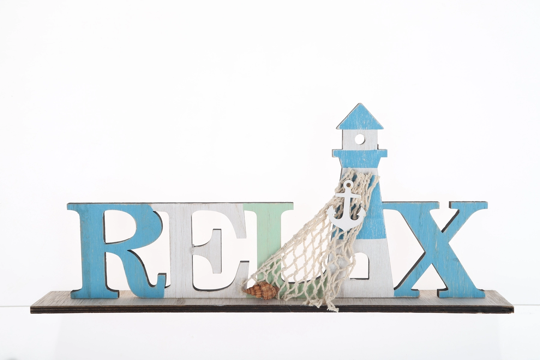 Wooden Nautical Ornament Wooden Palm Letter Ornament Home Decoration HNA Ornament Mediterranean Ornament 1