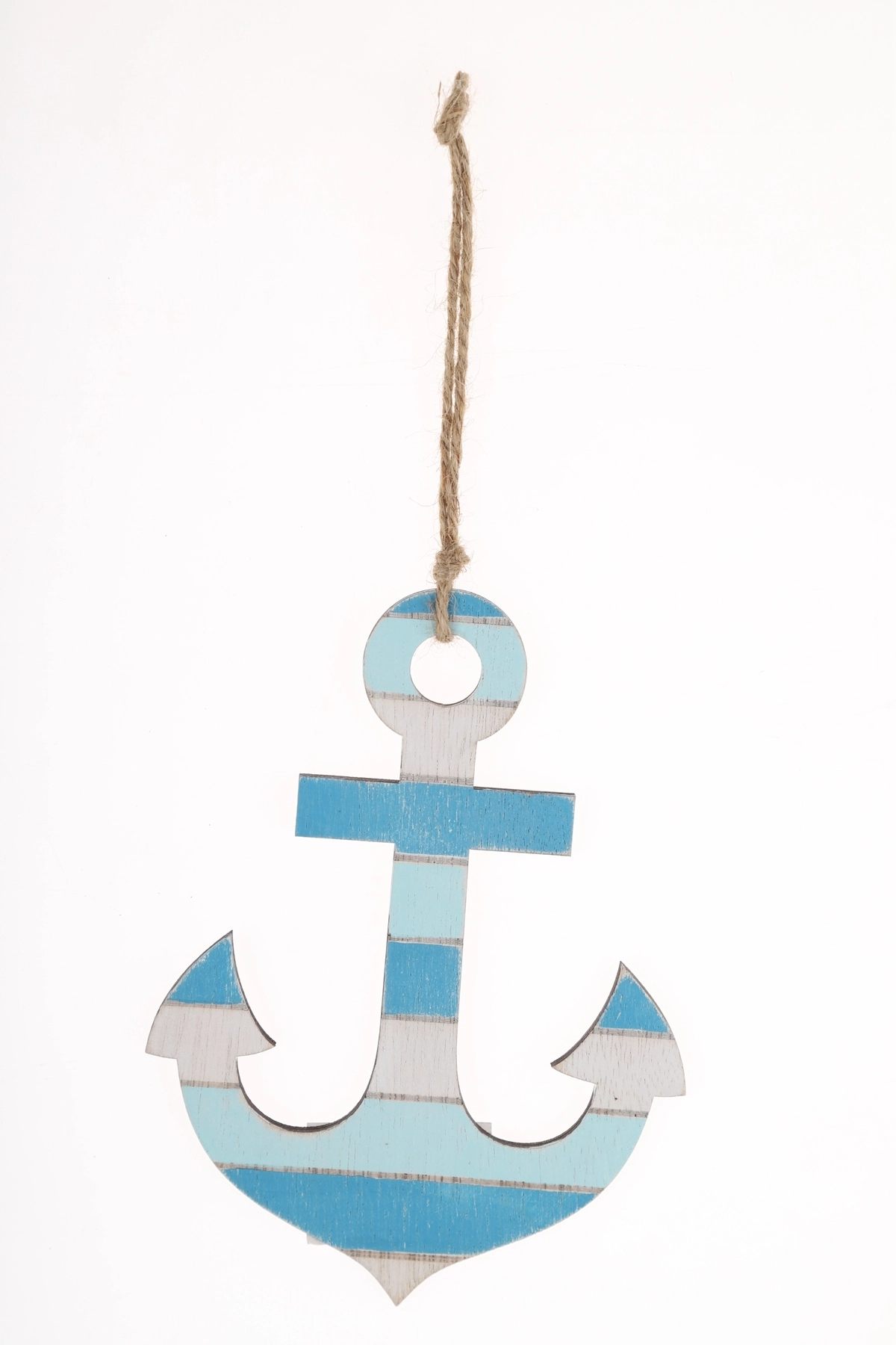 Wooden anchor pendant nautical pirate pendant wooden home pendant Mediterranean decorations 1
