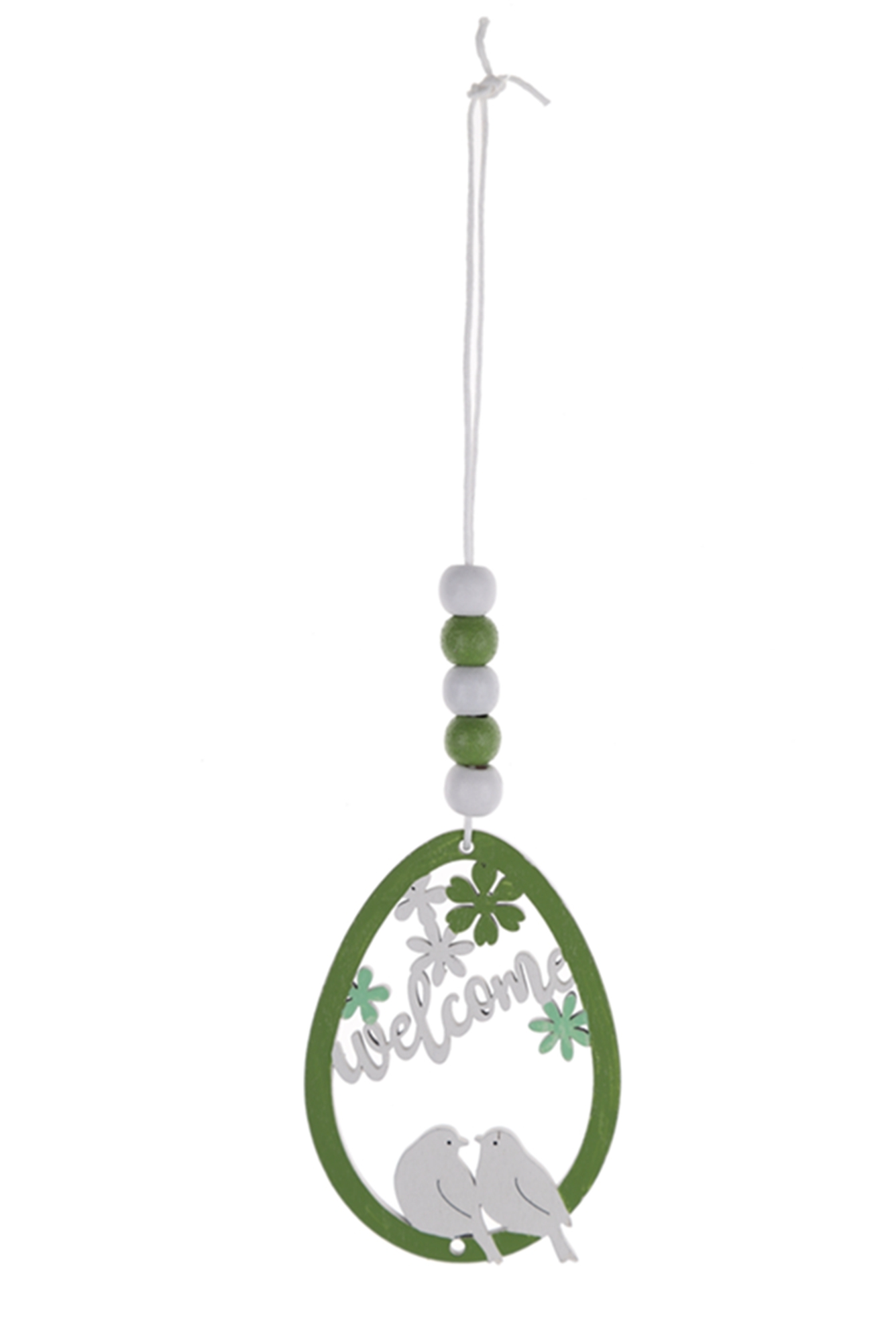 Adornos de madera recortados de primavera para Pascua, decoraciones de pared 1