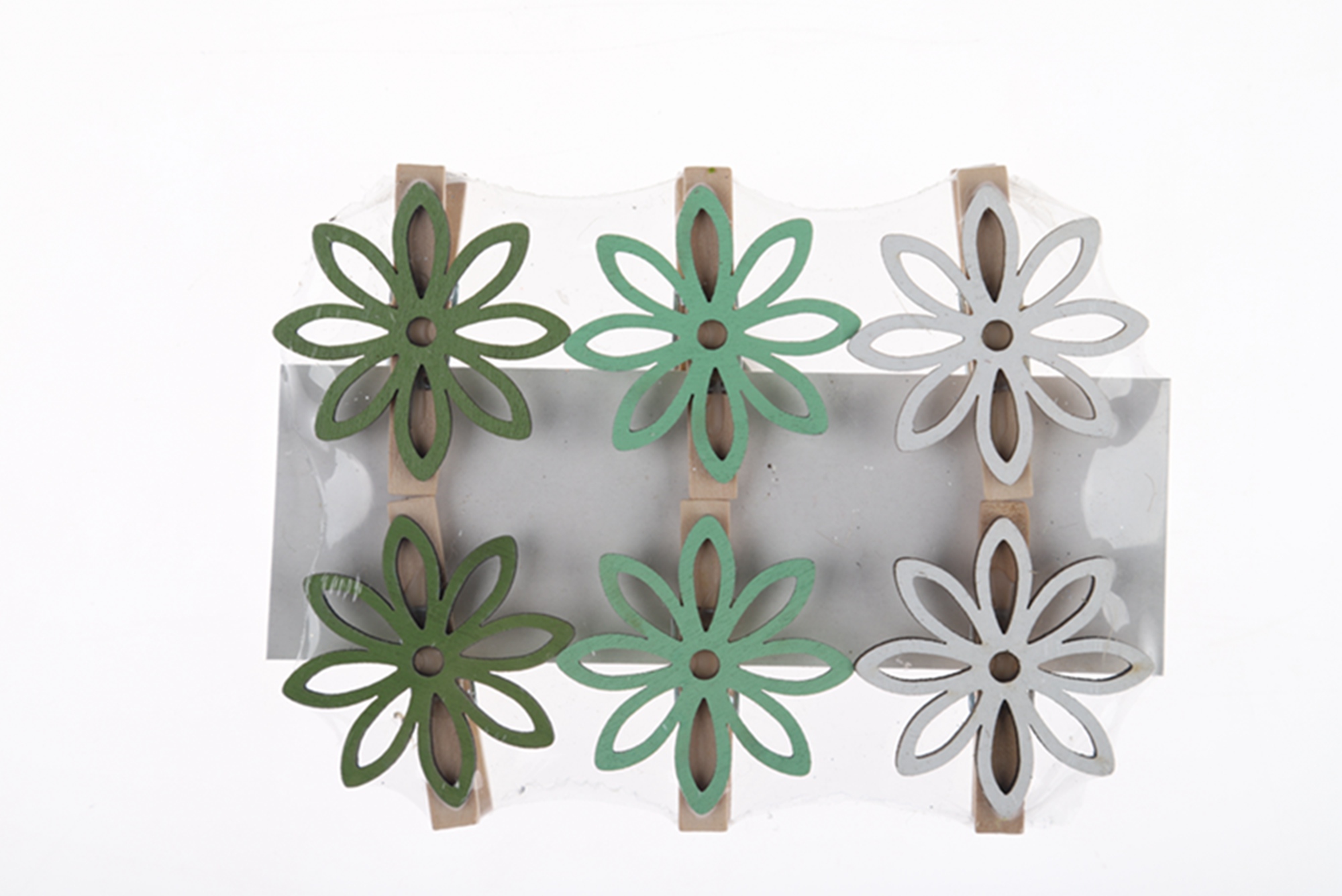 6 pinzas de madera para chaqueta con diseño de flores de primavera, pinzas para fotos, pinzas para postales, manualidades de madera de Pascua 10