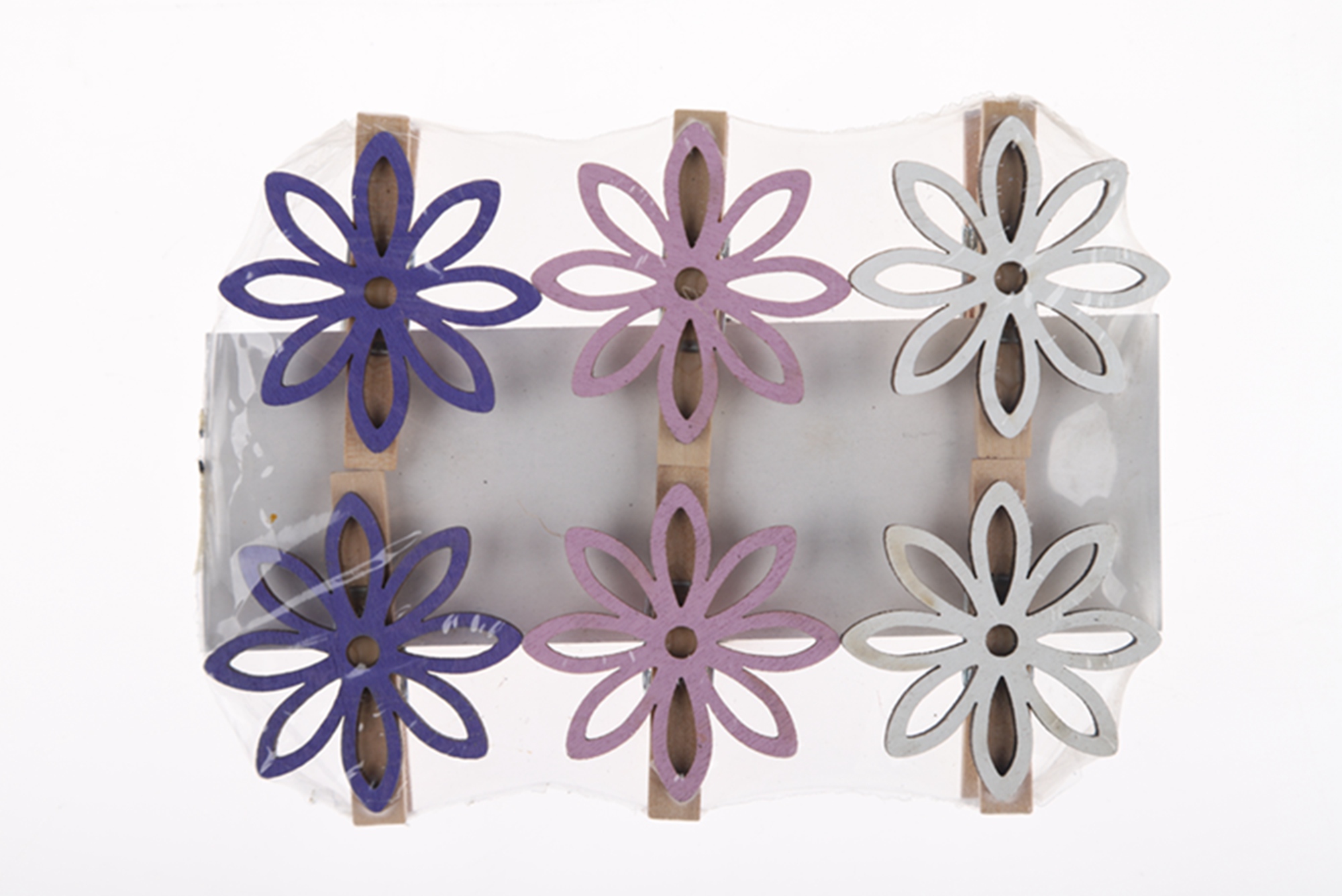 6 pinzas de madera para chaqueta con diseño de flores de primavera, pinzas para fotos, pinzas para postales, manualidades de madera de Pascua 9