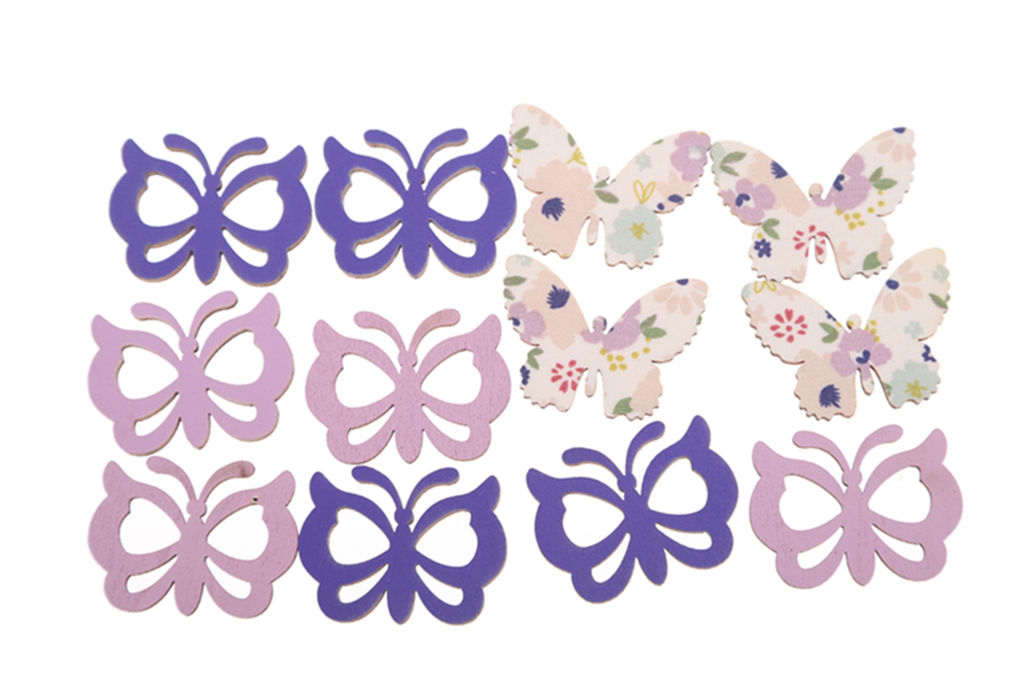 12PCS Easter Wooden Animal Cutout Ornaments Spring Wooden Ornaments Home Decorations 6