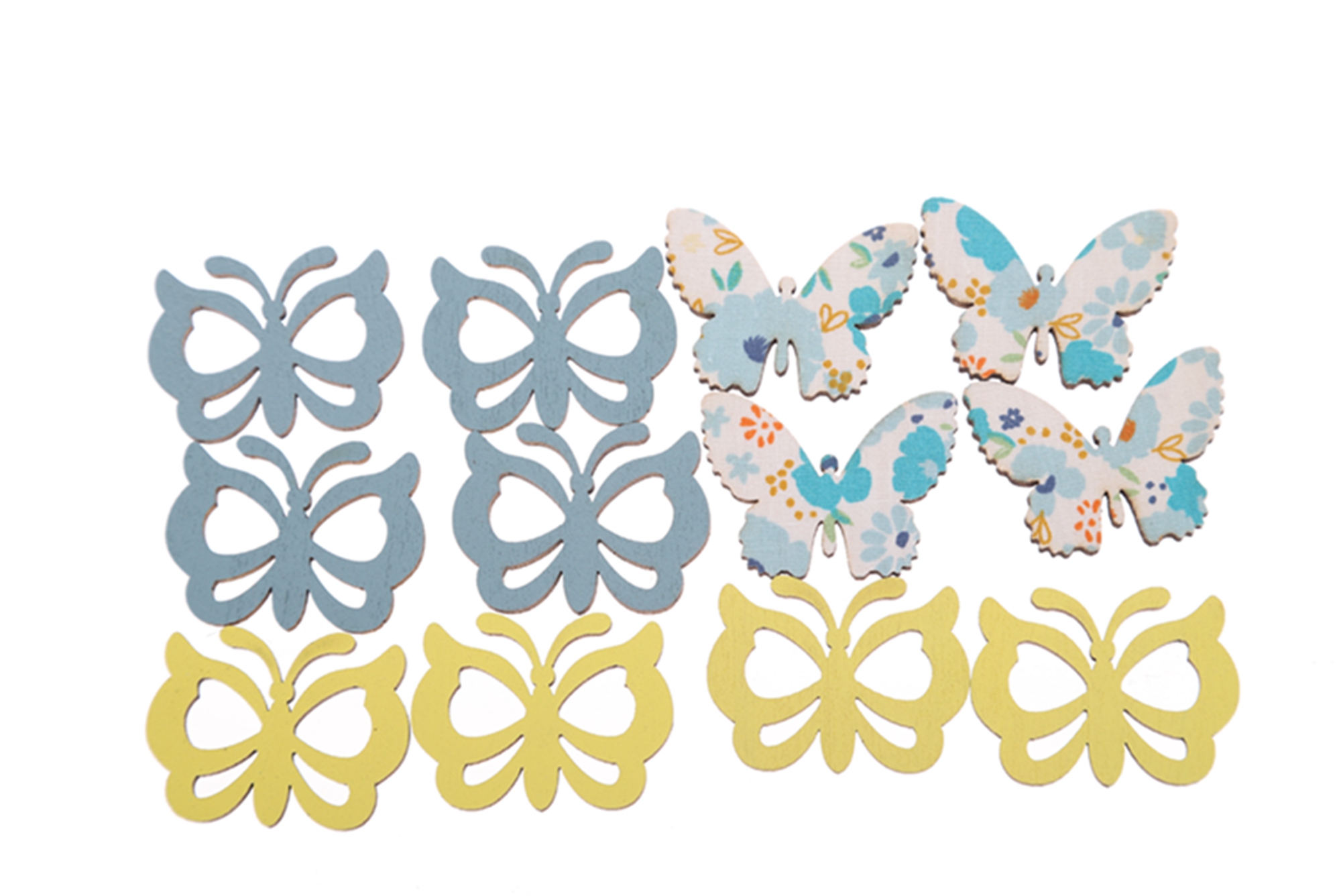 12PCS Easter Wooden Animal Cutout Ornaments Spring Wooden Ornaments Home Decorations 8