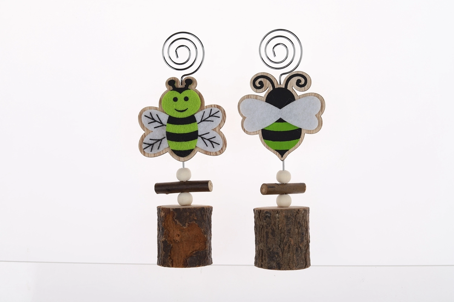 Adorno de tocón de abeja de primavera, adorno de tocón de abeja de Pascua, decoración de escritorio, decoración del hogar, decoración de Pascua de primavera 1