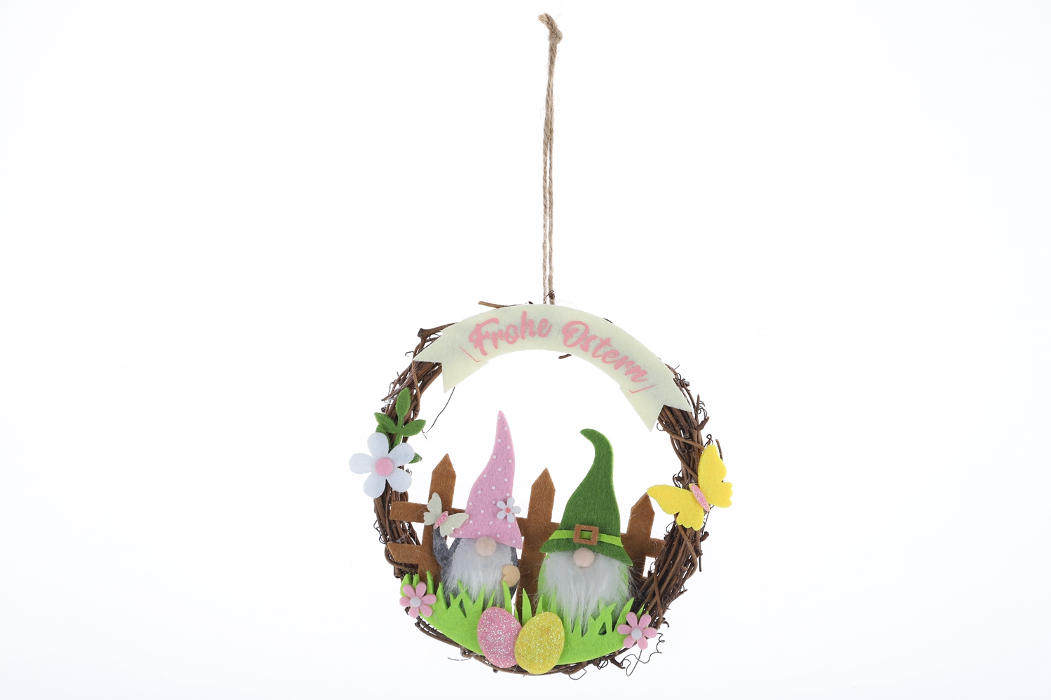 Frühlingszwerg-Anhänger, Frühlingshasen-Anhänger, Ostern, nordischer alter Mann, Kaninchen, Wanddekoration, Ostern, Frühling, Party-Dekorationen 10