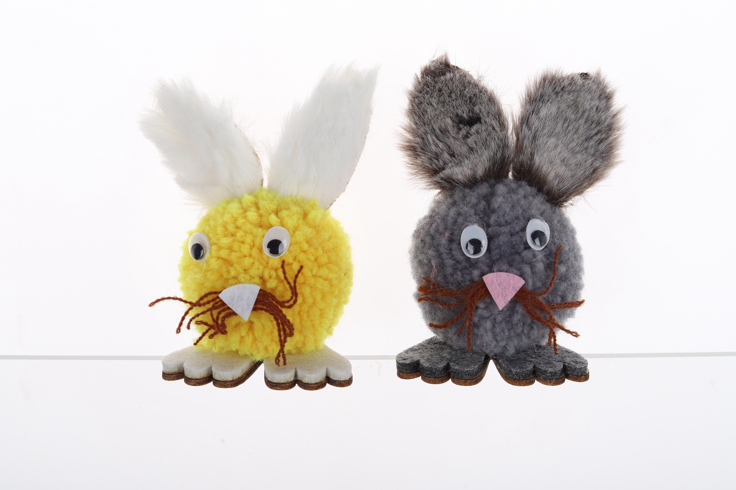 Ostern Große Ohren Hase Desktop Filz Ornamente Ostern Frühling Dekoration Lieferant 3