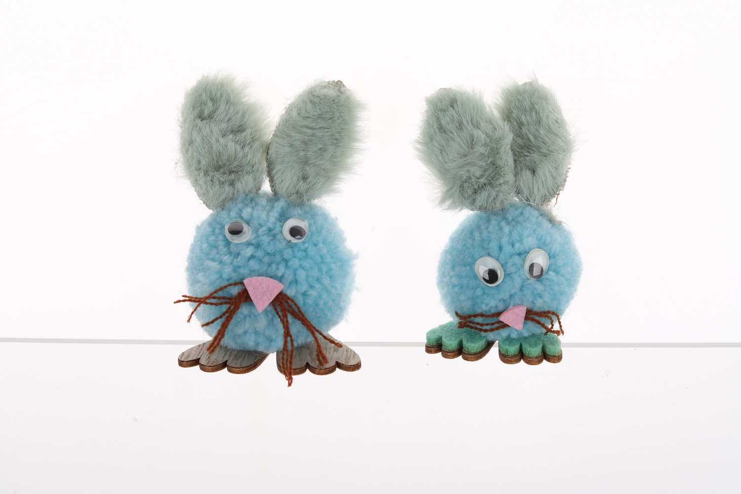 Ostern Große Ohren Hase Desktop Filz Ornamente Ostern Frühling Dekoration Lieferant 5