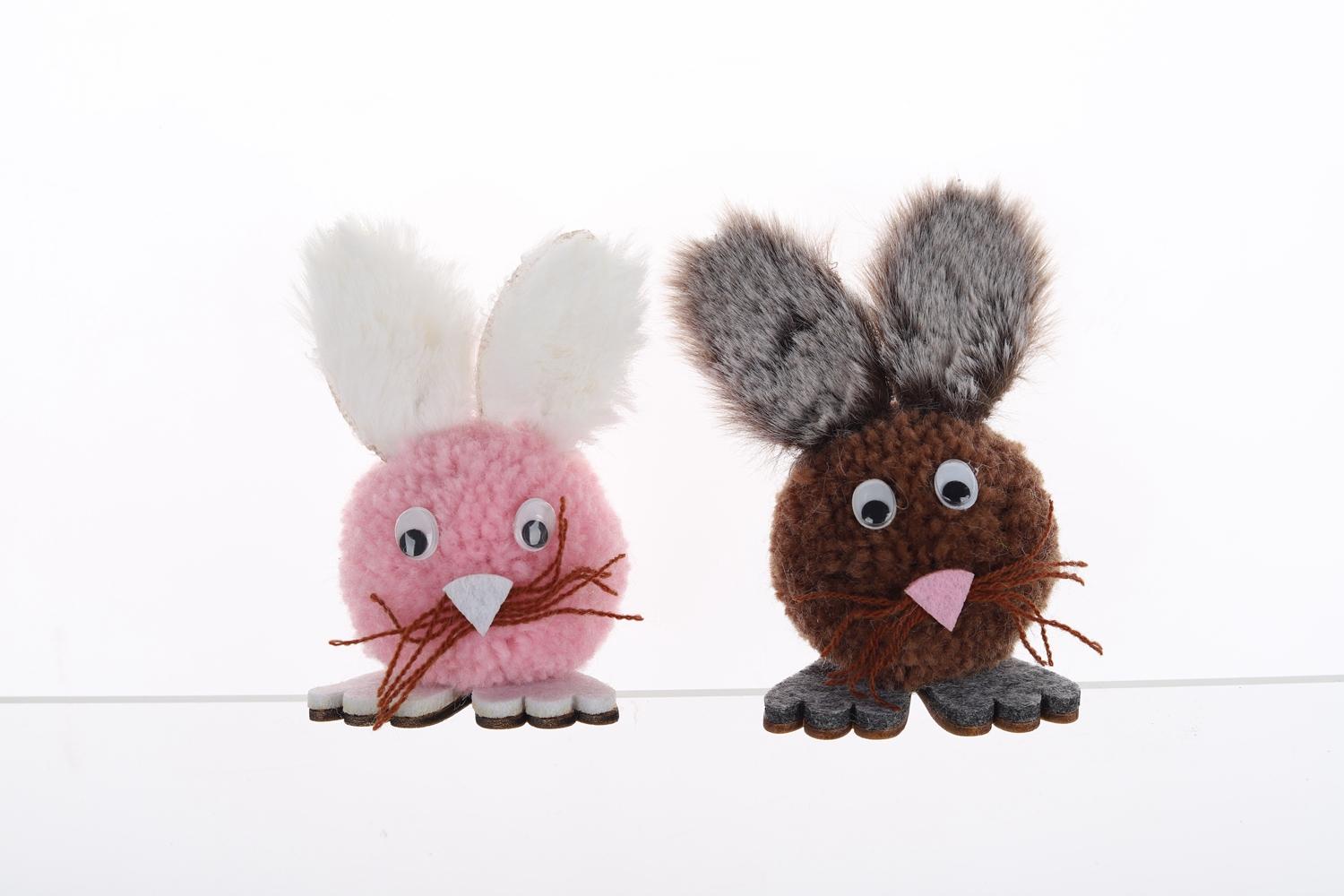 Ostern Große Ohren Hase Desktop Filz Ornamente Ostern Frühling Dekoration Lieferant 6