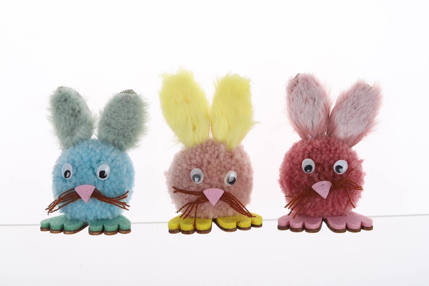 Ostern Große Ohren Hase Desktop Filz Ornamente Ostern Frühling Dekoration Lieferant 9