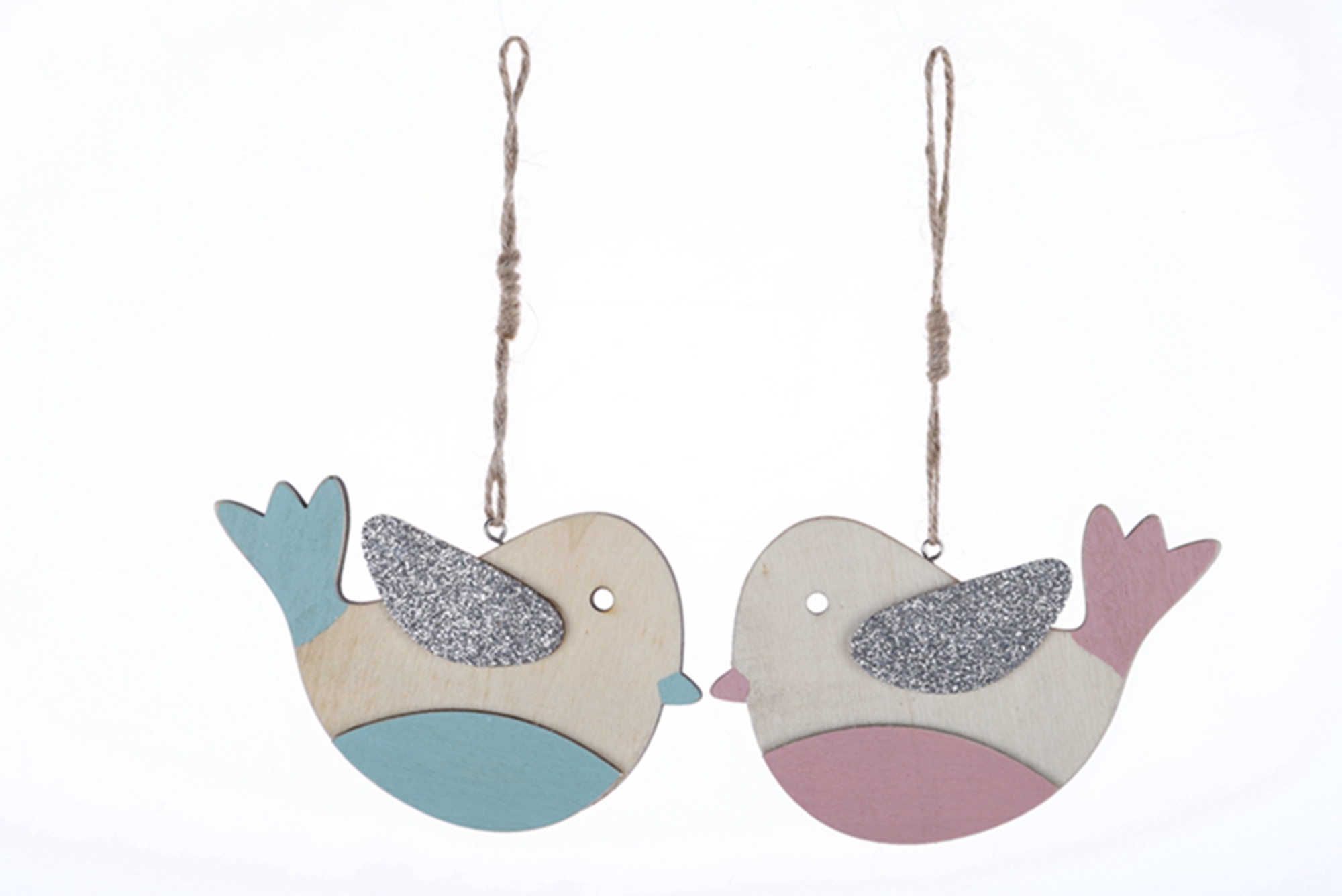 Adornos colgantes de madera para Pascua, recortes de madera, decoraciones de Pascua, colgantes de pollo de madera 3