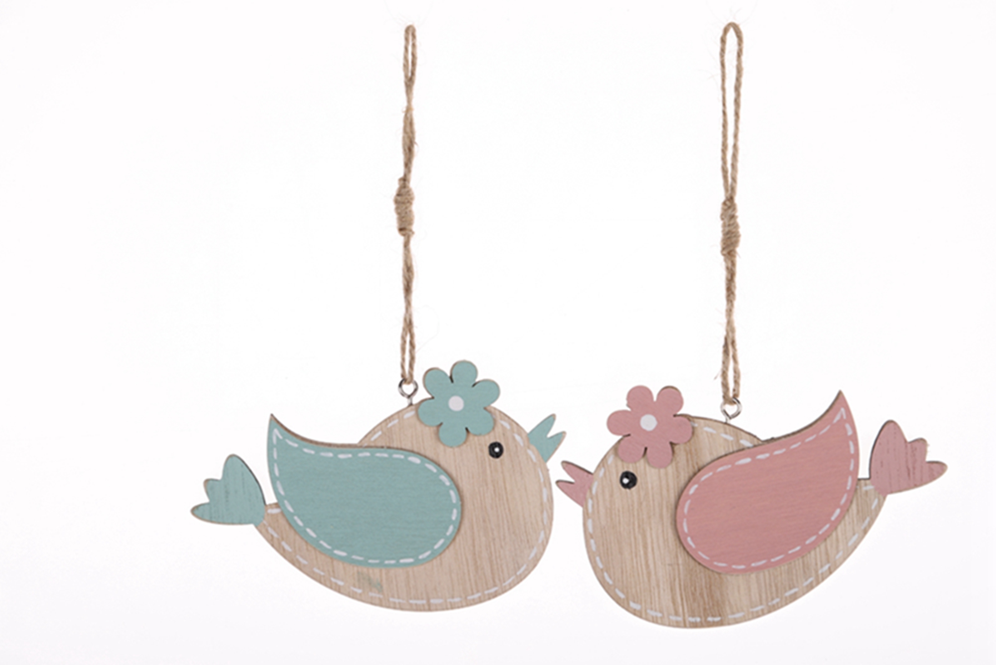 Adornos colgantes de madera para Pascua, recortes de madera, decoraciones de Pascua, colgantes de pollo de madera 6