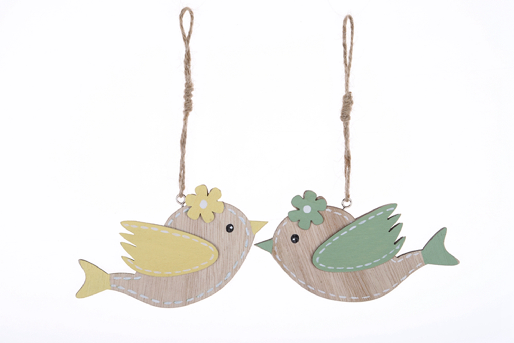 Adornos colgantes de madera para Pascua, recortes de madera, decoraciones de Pascua, colgantes de pollo de madera 8