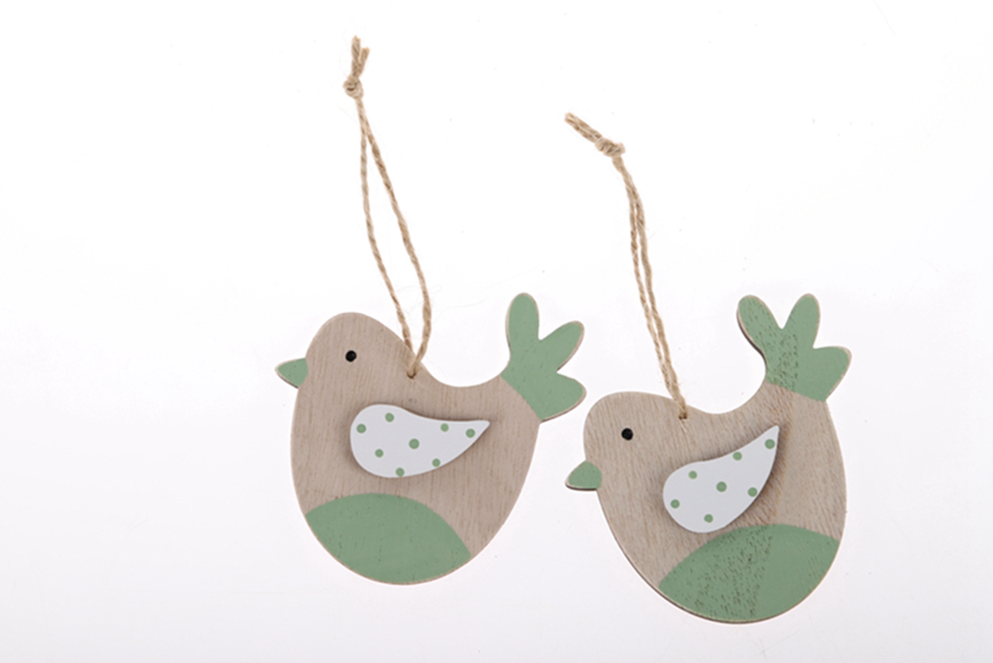 Adornos colgantes de madera para Pascua, recortes de madera, decoraciones de Pascua, colgantes de pollo de madera 10