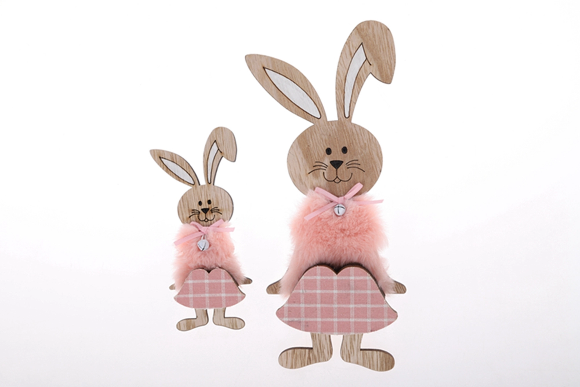 Happy Easter Wooden Decorations Cute Rabbit Wooden Decorations Spring Party Decorations 1
