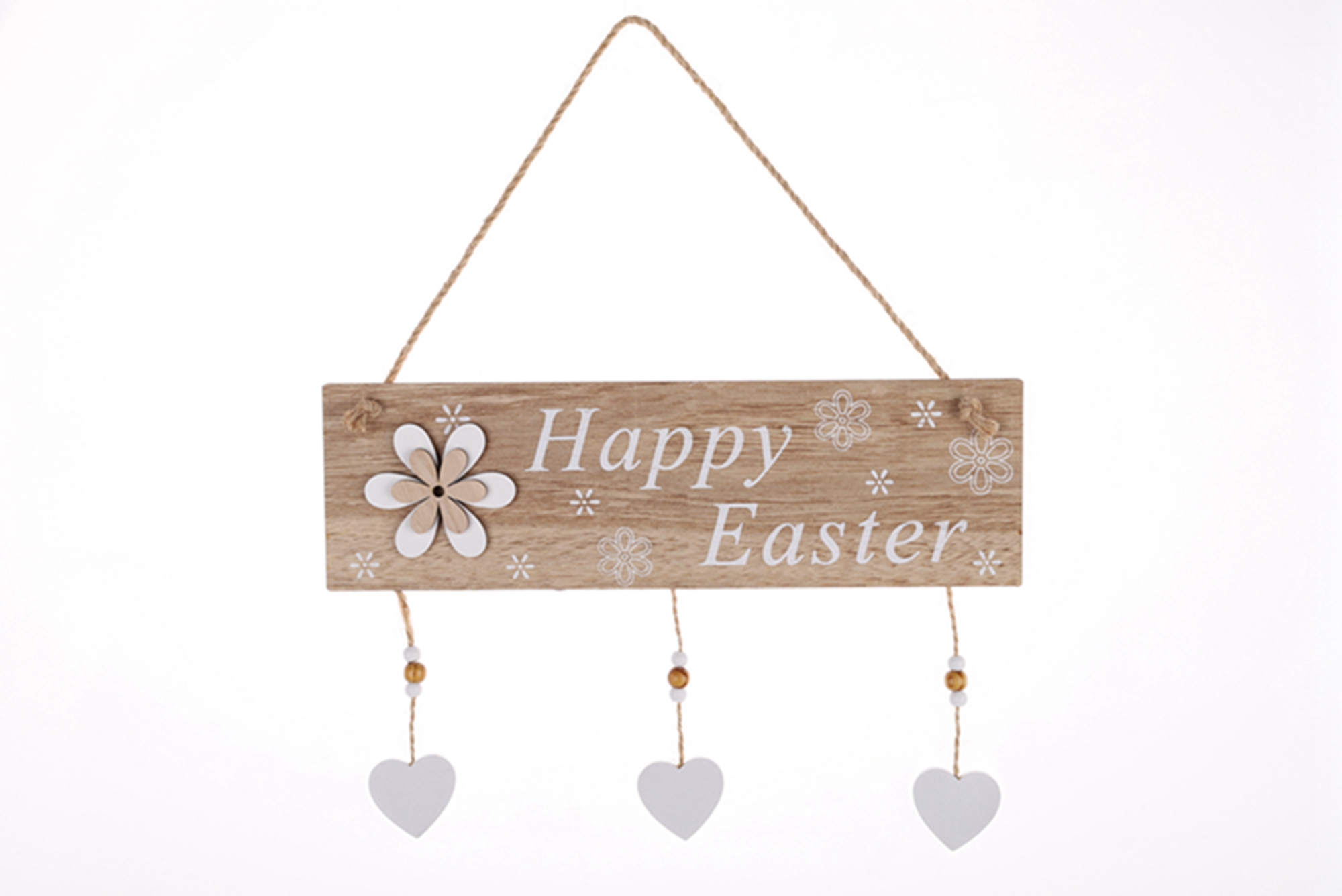Adornos de madera para Pascua, letrero colgante para el hogar, regalo para fiesta de primavera y Pascua. 1