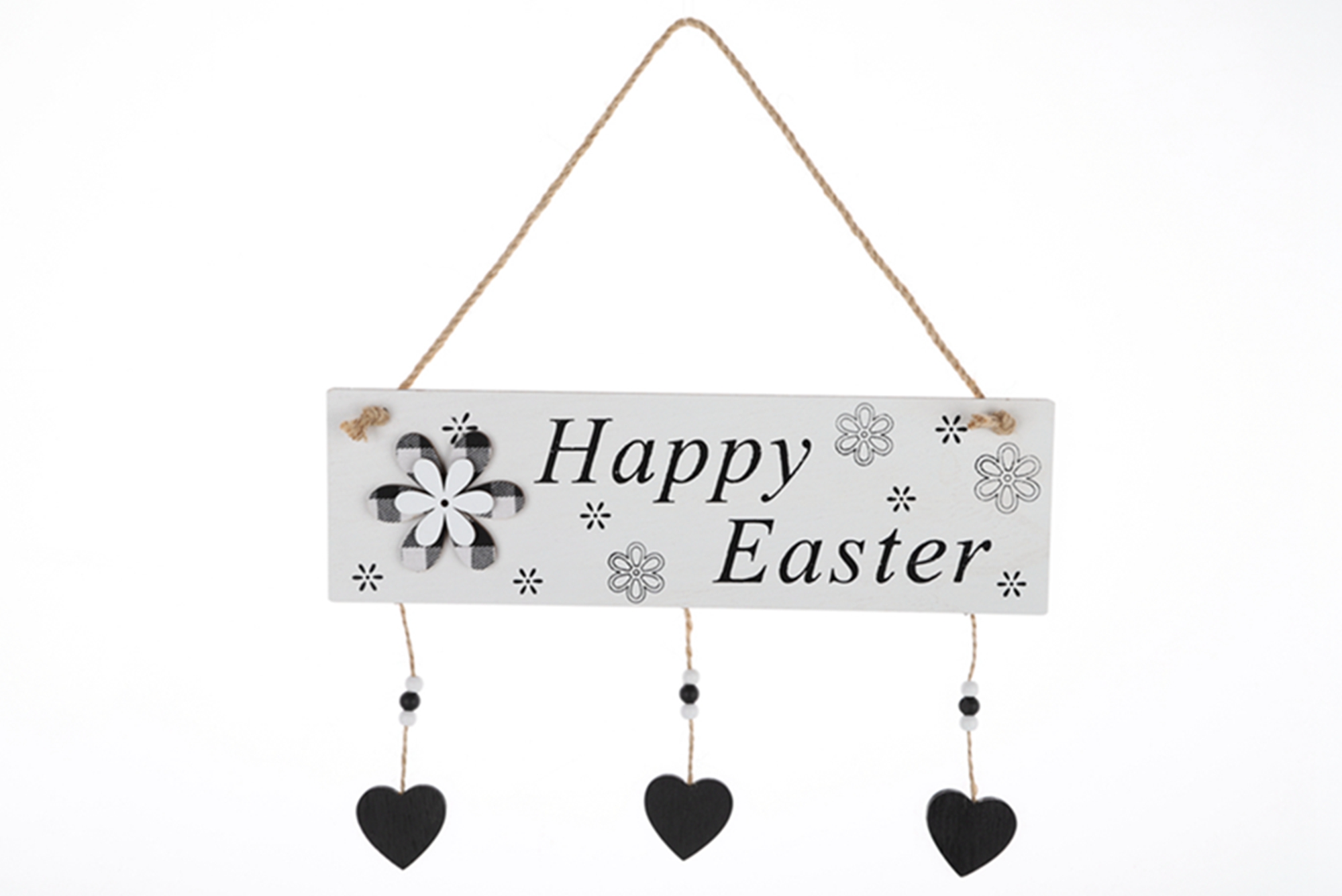 Adornos de madera para Pascua, letrero colgante para el hogar, regalo para fiesta de primavera y Pascua. 9