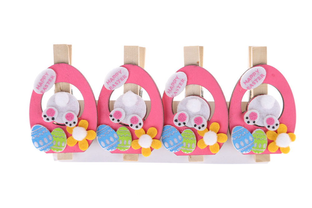 Clips para postales de primavera, clips para chaquetas de fotos de conejo de Pascua, juguetes para niños, regalos 1