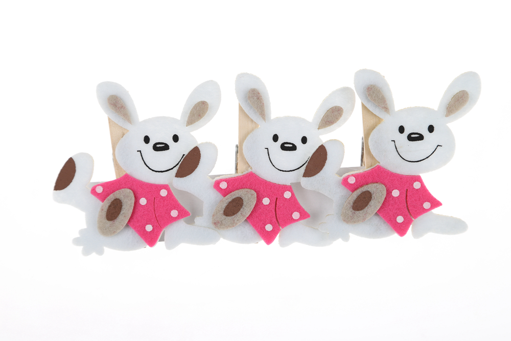 Clips para postales de primavera, clips para chaquetas de fotos de conejo de Pascua, juguetes para niños, regalos 3