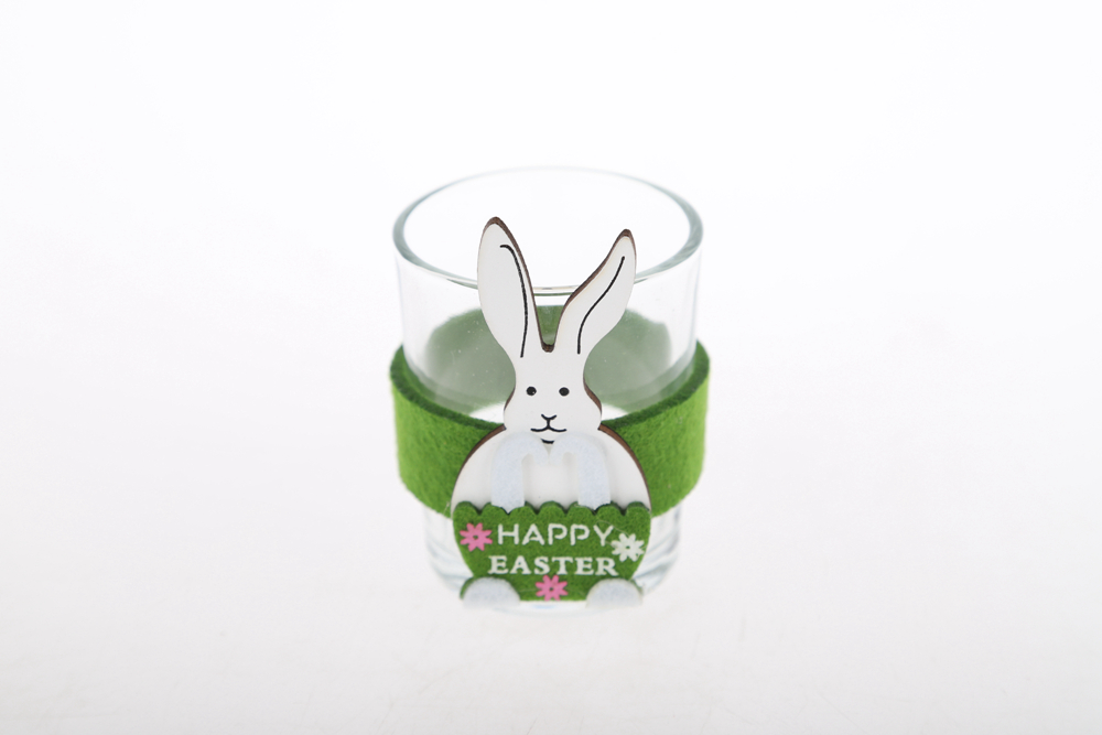 Porta servilletas con forma de anillo, para Pascua, con forma de orejas de conejo, para fiestas y pañuelos. 2