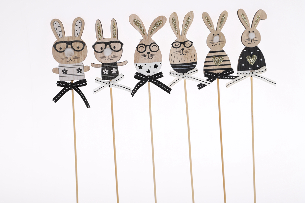 Ideas de recortes de animales de Pascua: manualidades de madera, decoración para fiestas, hogar, jardín y exteriores 1