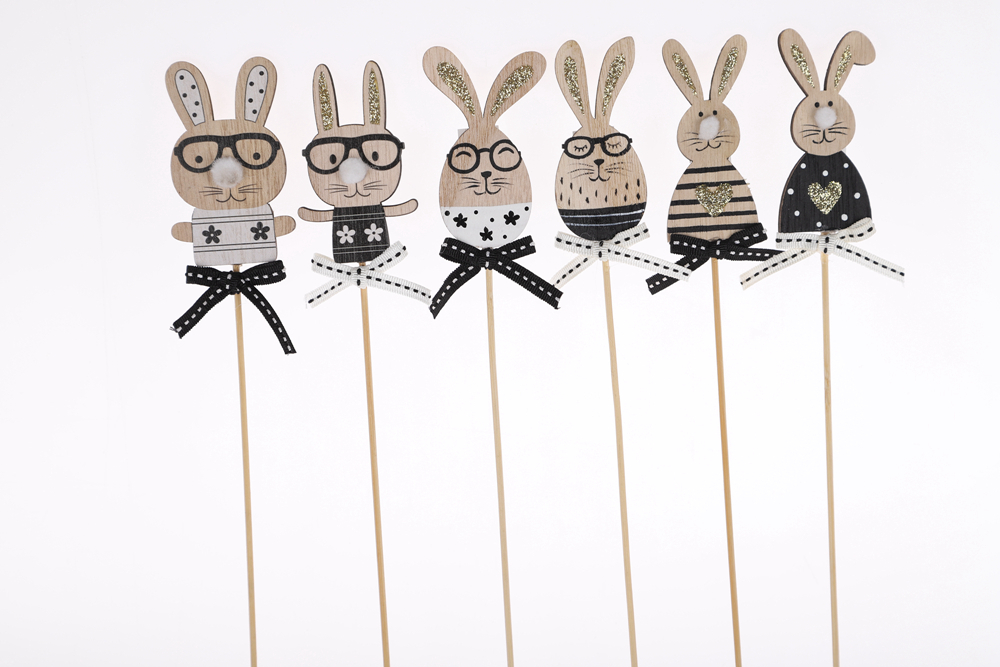 Ideas de recortes de animales de Pascua: manualidades de madera, decoración para fiestas, hogar, jardín y exteriores 1