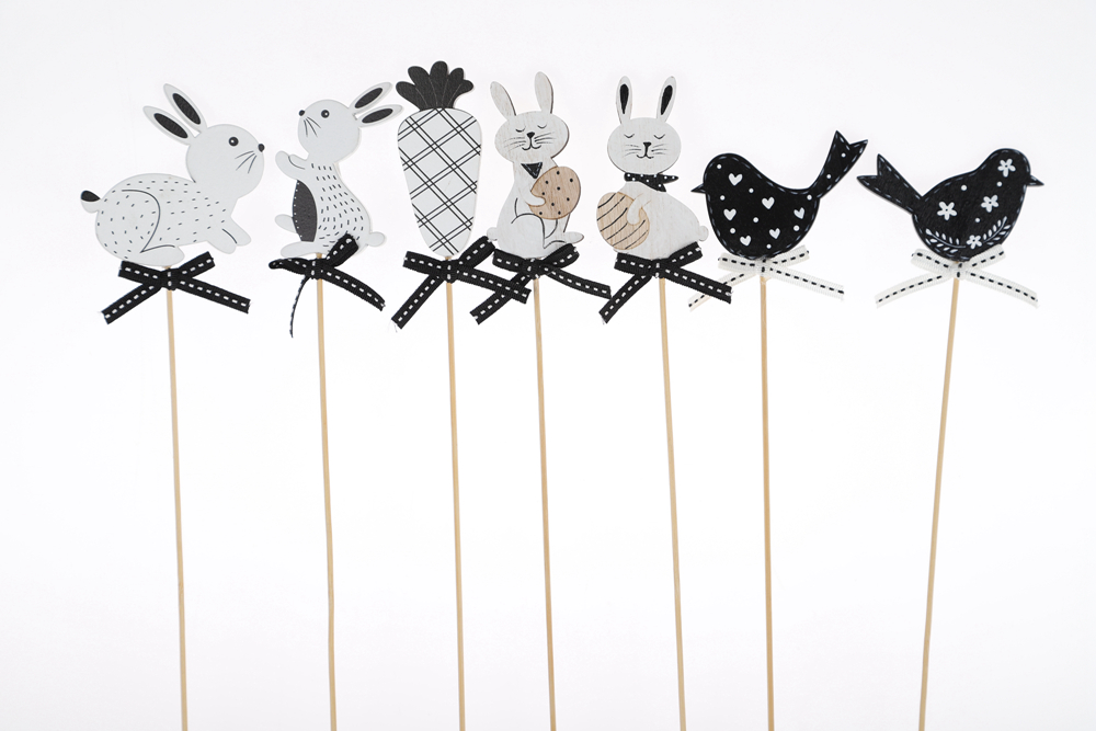 Ideas de recortes de animales de Pascua: manualidades de madera, decoración para fiestas, hogar, jardín y exteriores 6