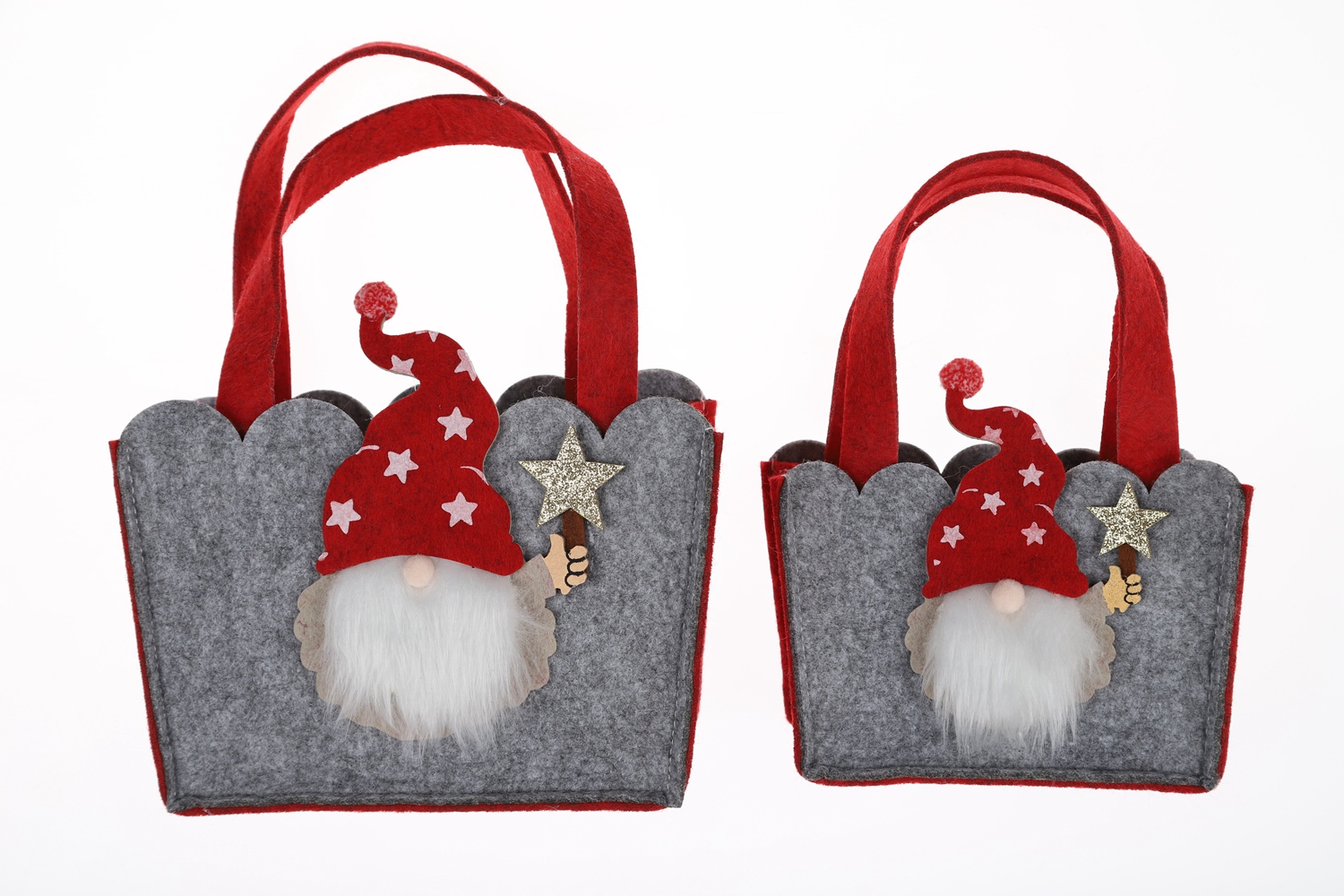 Weihnachten Tote Tasche Großhandel Filz Lagerung Tasche Kinder Gnome Tasche Festliche Party Dekoration 8