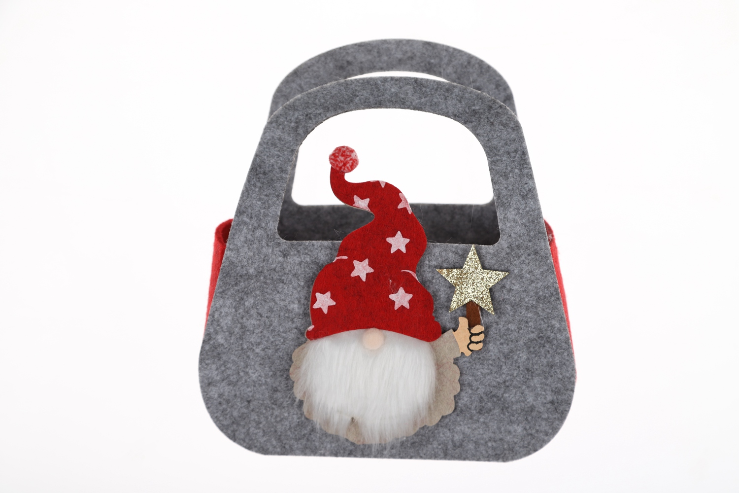 Weihnachten Tote Tasche Großhandel Filz Lagerung Tasche Kinder Gnome Tasche Festliche Party Dekoration 5
