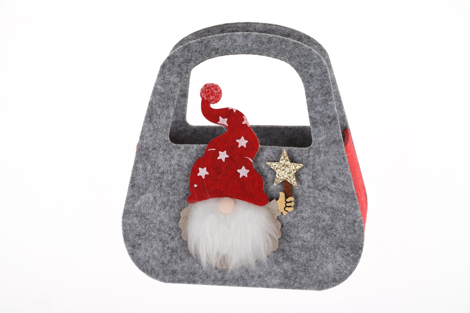Weihnachten Tote Tasche Großhandel Filz Lagerung Tasche Kinder Gnome Tasche Festliche Party Dekoration 6