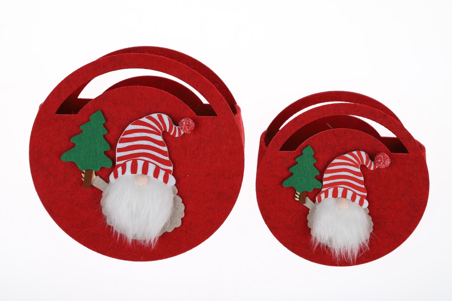 Filz Tote Korb Weihnachten Elf Tasche Großhandel Gnome Tote Winter Party Dekoration 6
