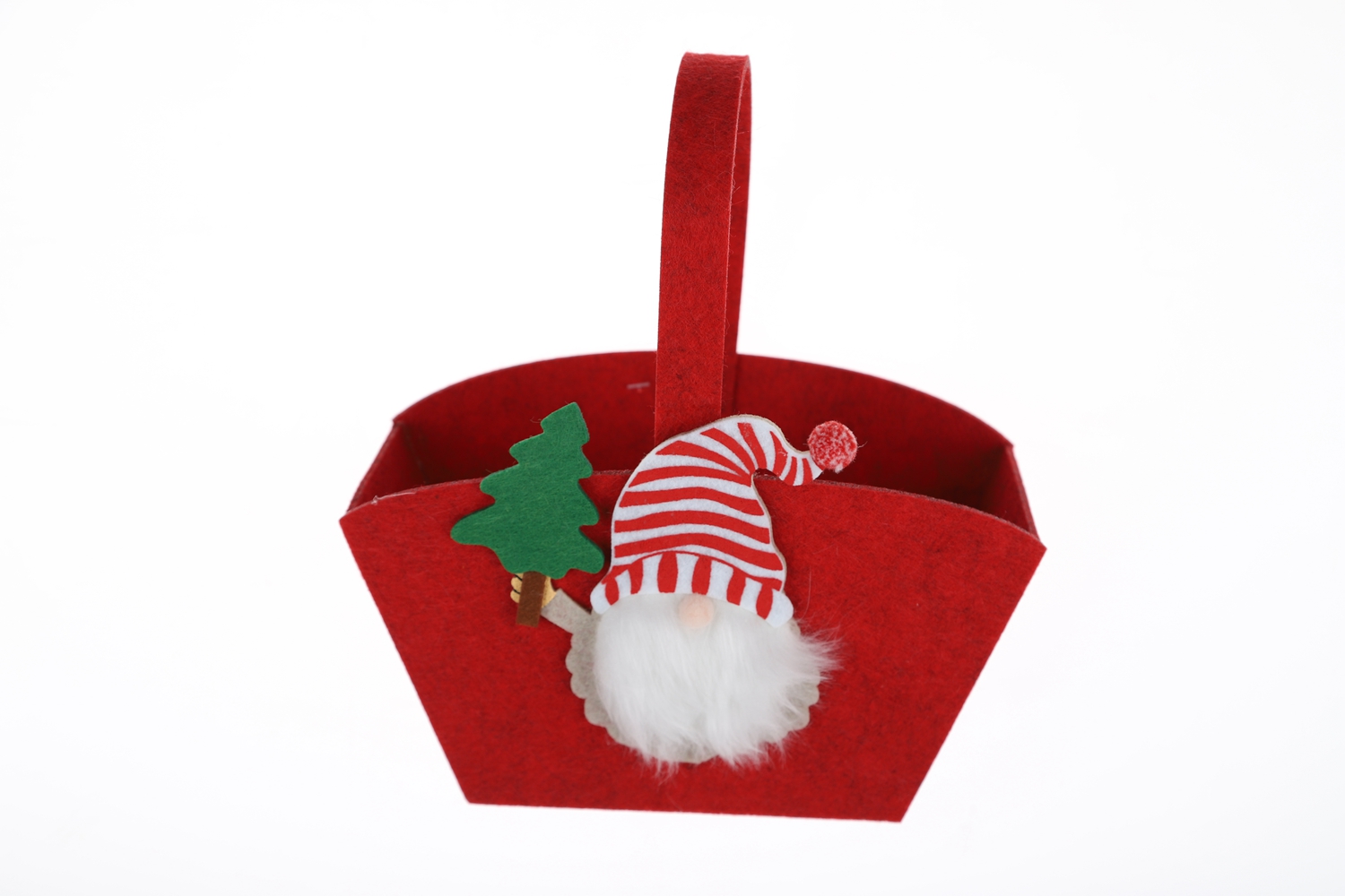 Winter Planter Cover Christmas Felt Tote Bag Gnome Tote Bag Wholesale Holiday Crafts 3