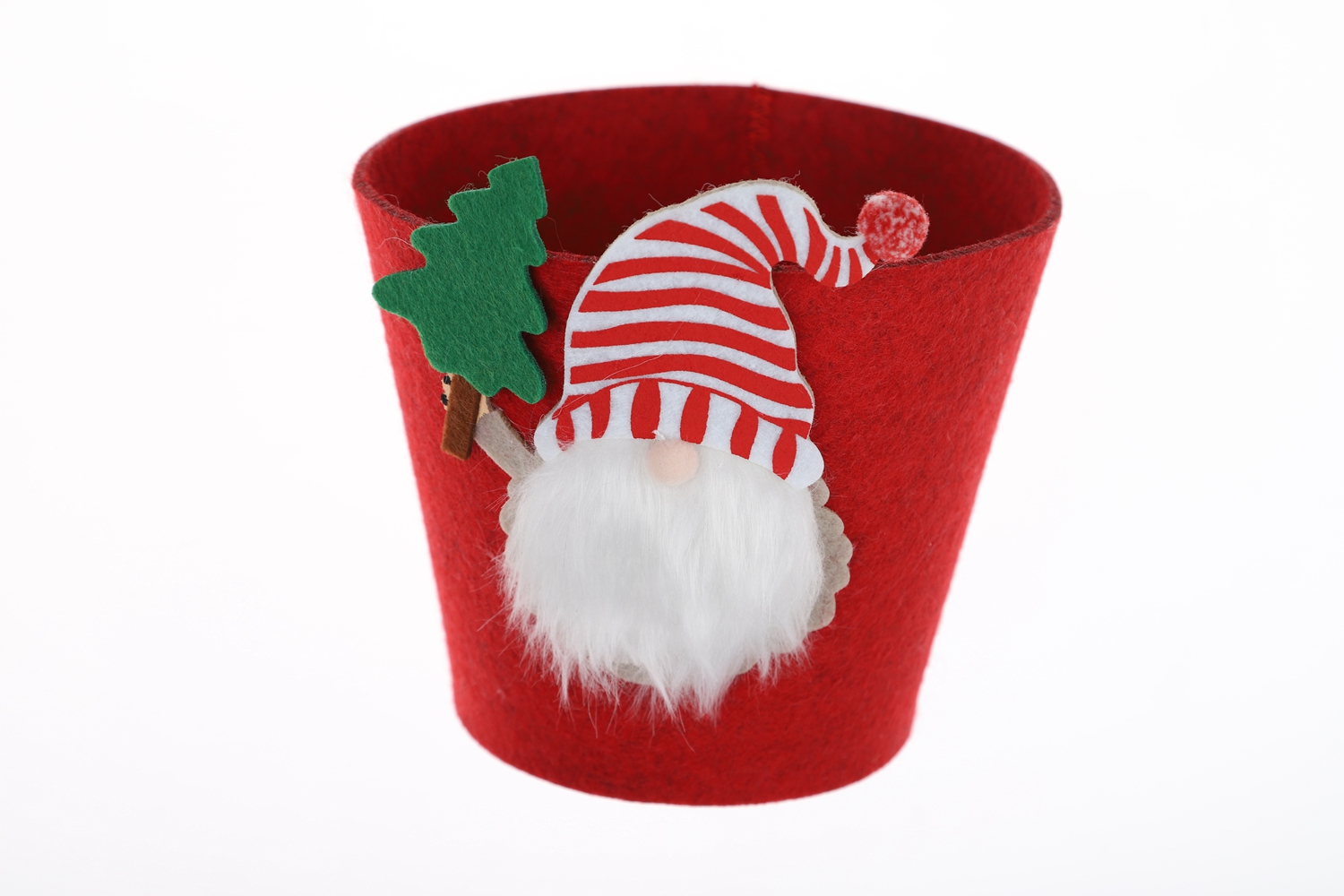 Winter Planter Cover Christmas Felt Tote Bag Gnome Tote Bag Wholesale Holiday Crafts 5