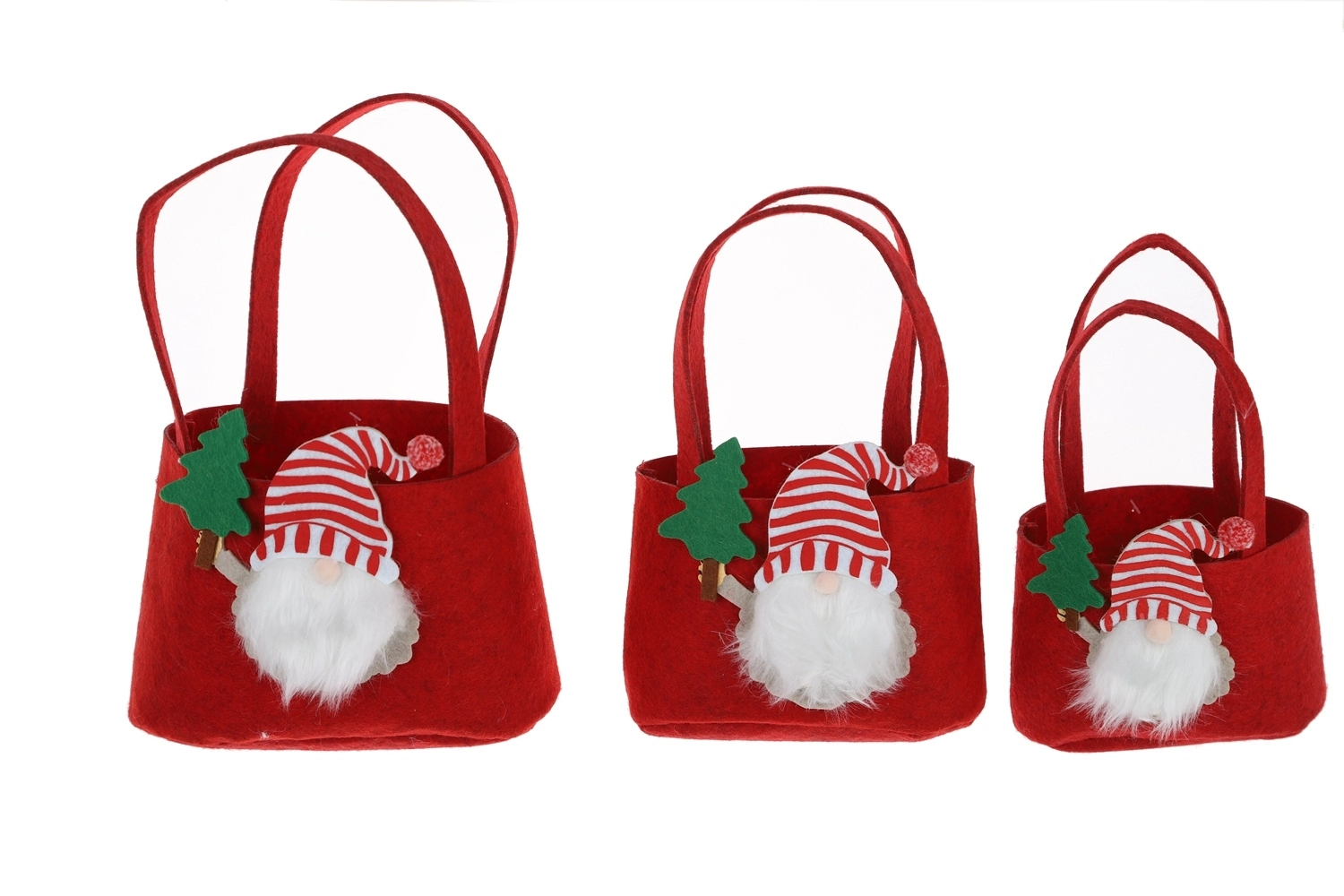 Filz Aufbewahrungseimer Weihnachtsgeschenk Tasche Winter Filz Handwerk Großhandel Handtasche 1
